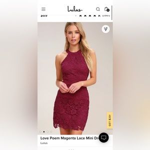 Lulus- Mini special occasion dress